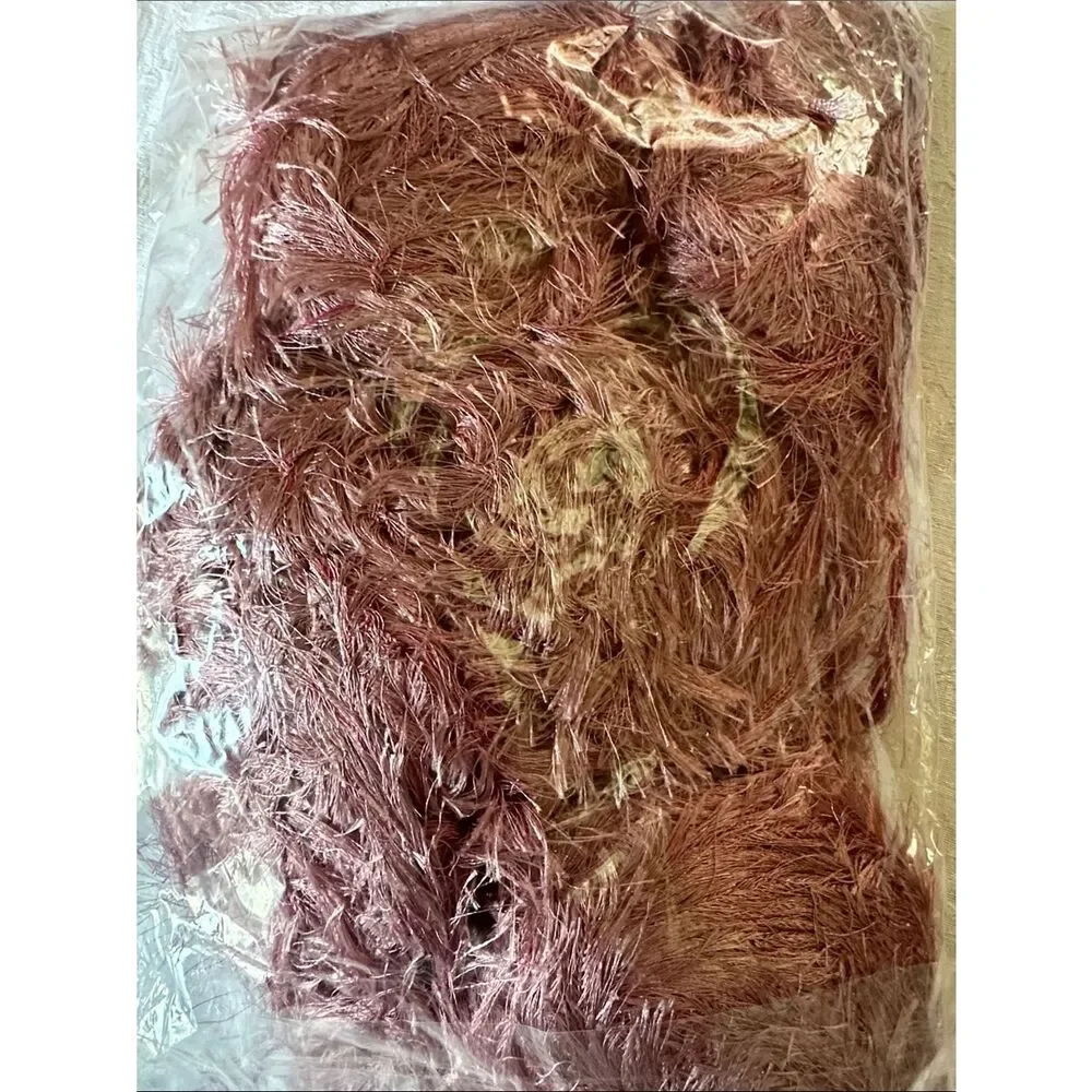 Yarn Eyelash 1 Pound Mauve Pink